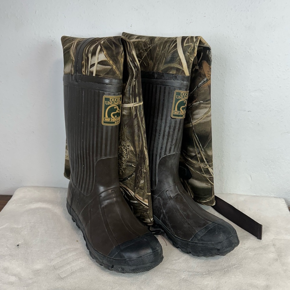 Ducks Unlimited Mad Dog Gear Camouflage Men’s Size 13 Wading Boots